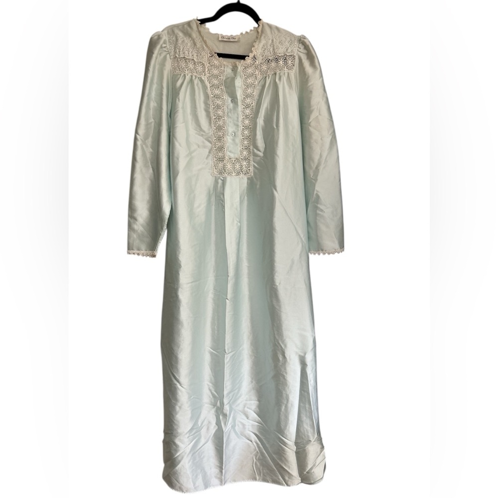 Vintage Christian Dior, satin lace nightgown